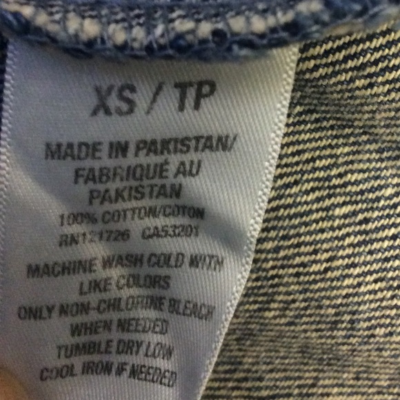 Bethany Mota cropped distressed jean jacket - Picture 10 of 12